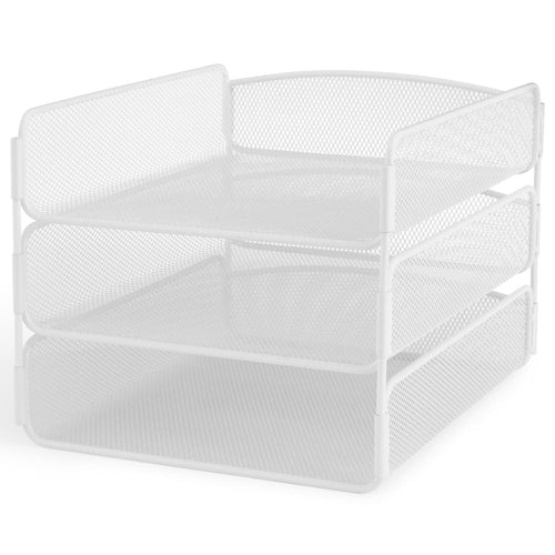 Onyx™ Triple Tray White - Safco