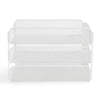 Onyx™ Triple Tray White - Safco