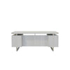 Mirella™ Free Standing Desk, BBB/BF White Ash - Safco