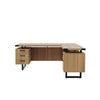 Mirella™ L-Shaped Configuration Desk, BBB/BF Sand Dune - Safco