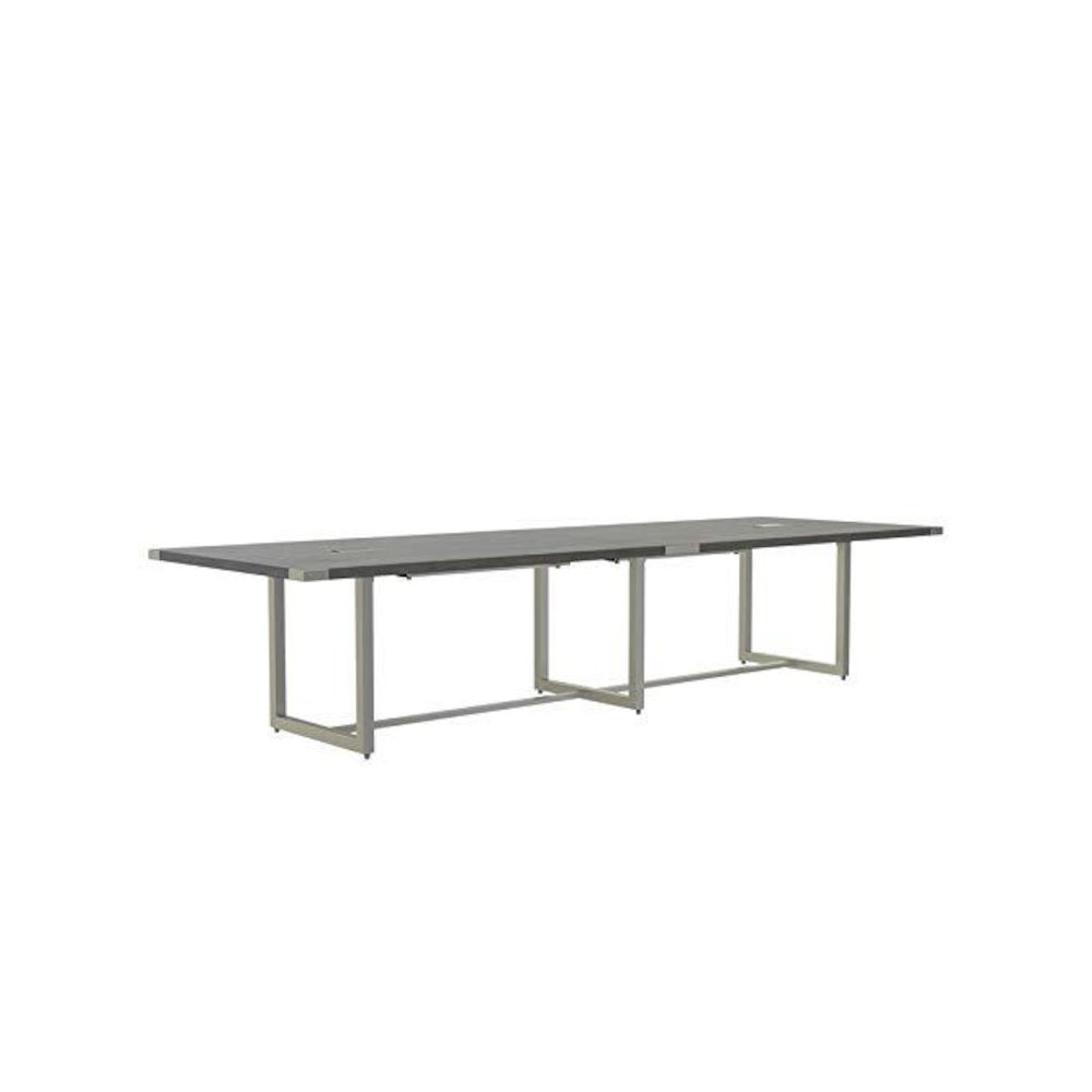 Mirella™ Conference Table, Sitting-Height, 12’ Stone Gray - Safco