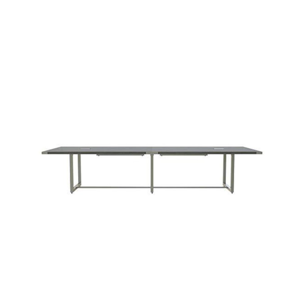 Mirella™ Conference Table, Sitting-Height, 12’ Stone Gray - Safco