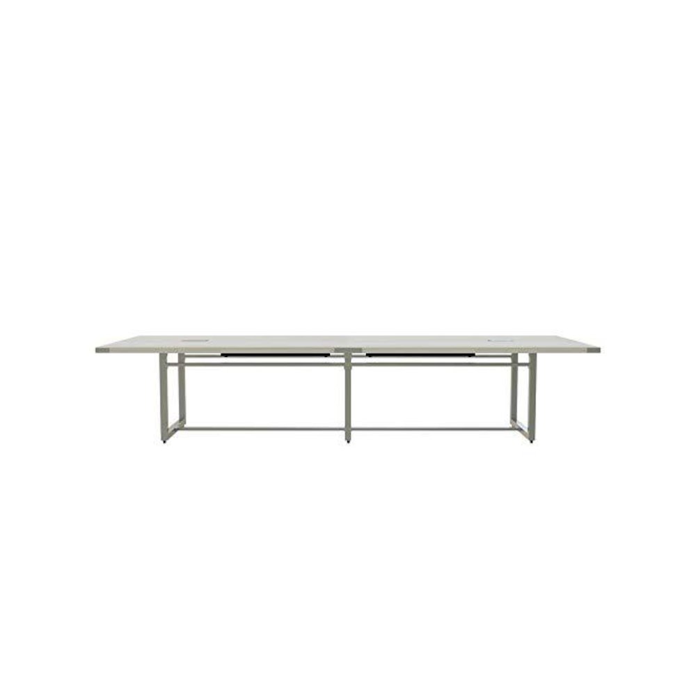 Mirella™ Conference Table, Sitting-Height, 12’ White Ash - Safco