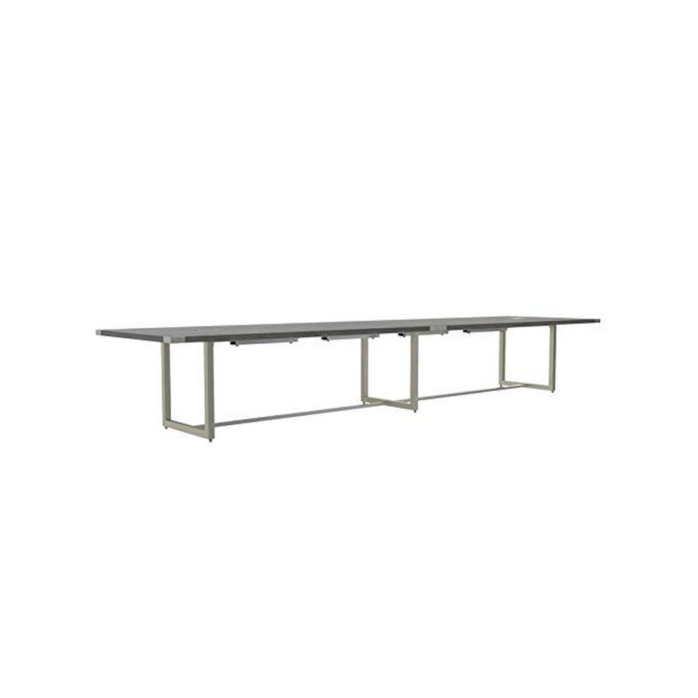 Mirella™ Conference Table, Sitting-Height, 16’ Stone Gray - Safco