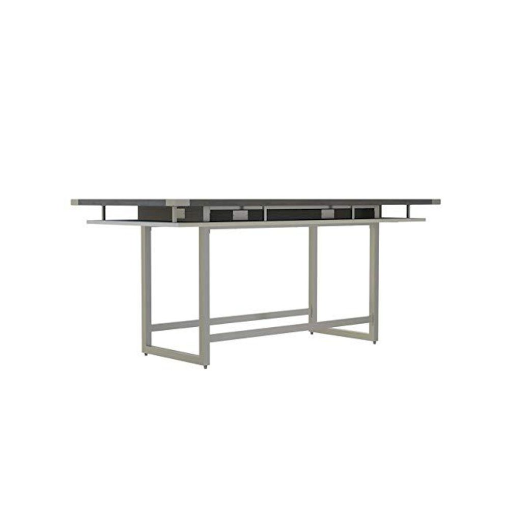 Mirella™ Conference Table, Standing-Height, 8’ Stone Gray - Safco