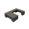 Mirella™ U-Shaped Configuration Desk, BBB/BF Southern Tobacco - Safco