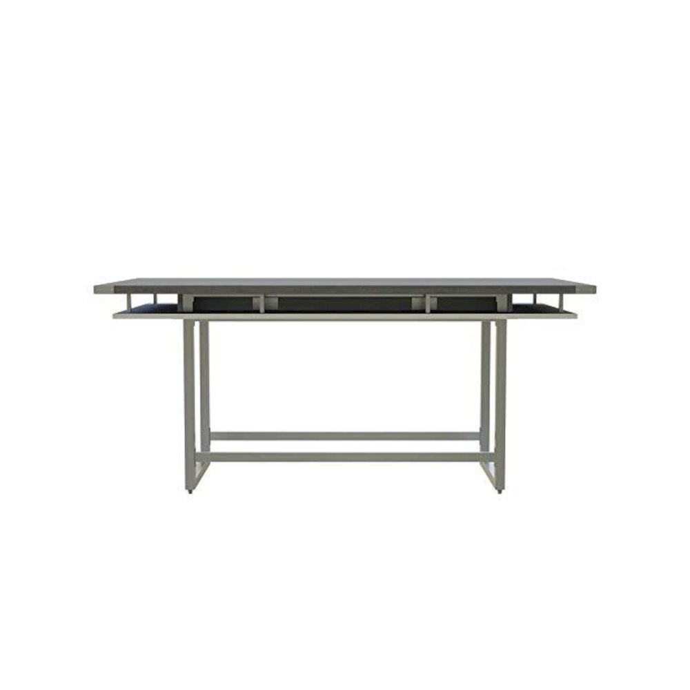 Mirella™ Conference Table, Standing-Height, 8’ Stone Gray - Safco