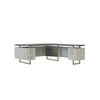Mirella™ L-Shaped Configuration Desk, BBB/BF Stone Gray - Safco