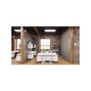 Mirella™ Free Standing Desk, BBB/BF White Ash - Safco