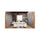 Mirella™ Free Standing Desk, BBB/BF White Ash - Safco
