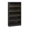 Aberdeen Series Five-Shelf Bookcase, 36w x 15d x 68-3/4h, Mocha - Safco Mayline