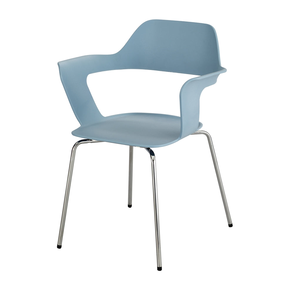 Bandi™ Shell Stack Chair (Qty. 2) Blue - Safco