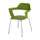 Bandi™ Shell Stack Chair (Qty. 2) Green - Safco