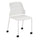Stack Chair with Casters, White set of 4 - Safco Products
