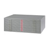 10-Drawer Steel Flat File for 30'' x 42'' Documents Gray - Safco