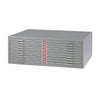10-Drawer Steel Flat File for 30'' x 42'' Documents Gray - Safco