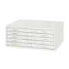 5-Drawer Steel Flat File for 24'' x 36'' Documents White - Safco