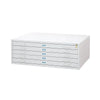 5-Drawer Steel Flat File for 30'' x 42'' Documents White - Safco