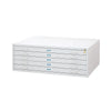5-Drawer Steel Flat File for 30'' x 42'' Documents White - Safco