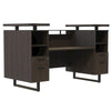 Mirella™ Reception Desk with Glass Countertop Southern Tobacco - Safco