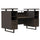 Mirella™ Reception Desk with Glass Countertop Southern Tobacco - Safco