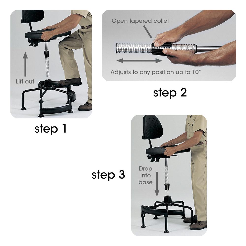 Task Master® Deluxe Industrial Chair - Safco Products