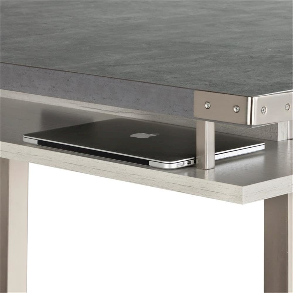 Mirella™ Conference Table, Standing-Height, 12’ Stone Gray - Safco