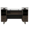 Mirella™ Reception Desk with Glass Countertop Southern Tobacco - Safco