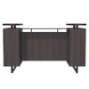 Mirella™ Reception Desk with Glass Countertop Southern Tobacco - Safco