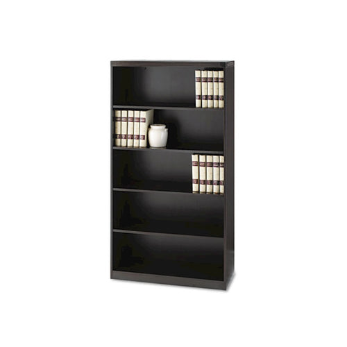 Aberdeen Series Five-Shelf Bookcase, 36w x 15d x 68-3/4h, Mocha - Safco Mayline