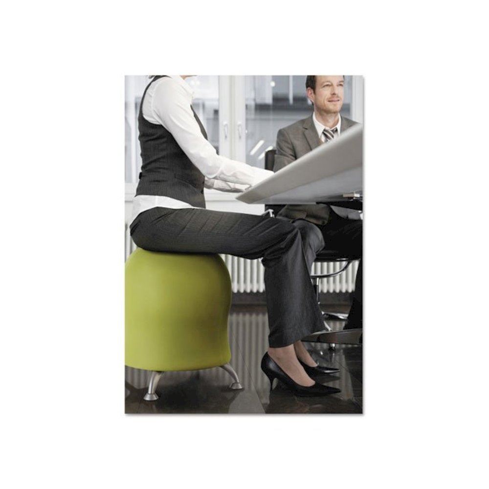 Backless Science Chairs Zenergy Ball Chair, Backless, Supports Up to 250 lb, Grass Fabric Seat ...