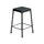 Counter-Height Steel Stool, Backless, Supports Up to 250 lb, 25'' Seat Height, Black - Safco