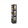 Steel Rotary Magazine Rack, 92 Compartments, 14w x 14d x 68h, Black - Safco