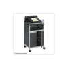 Scoot Multipurpose Mobile Lectern, 28.75 x 22 x 49.75, Black/Silver - Safco