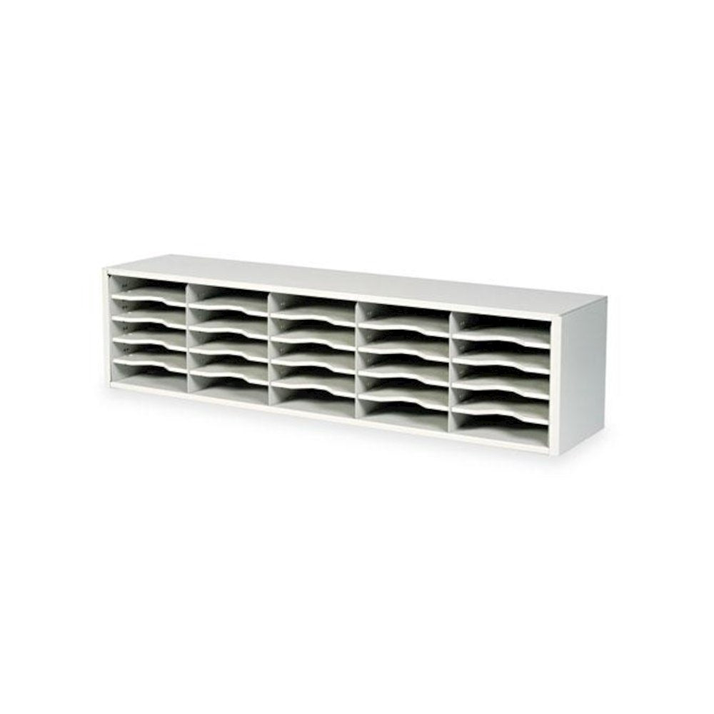 E-Z Sort Steel Mail Sorter Module, Light Gray Steel - Safco