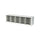 E-Z Sort Steel Mail Sorter Module, Light Gray Steel - Safco