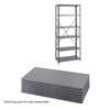Safco Industrial Shelf - 36'' x 18'' x 85'' - 6 x Shelf(ves) - 6000 lb Load Capacity - Durable - Dark Gray - Powder Coated - Steel - Assembly Required - Safco Products