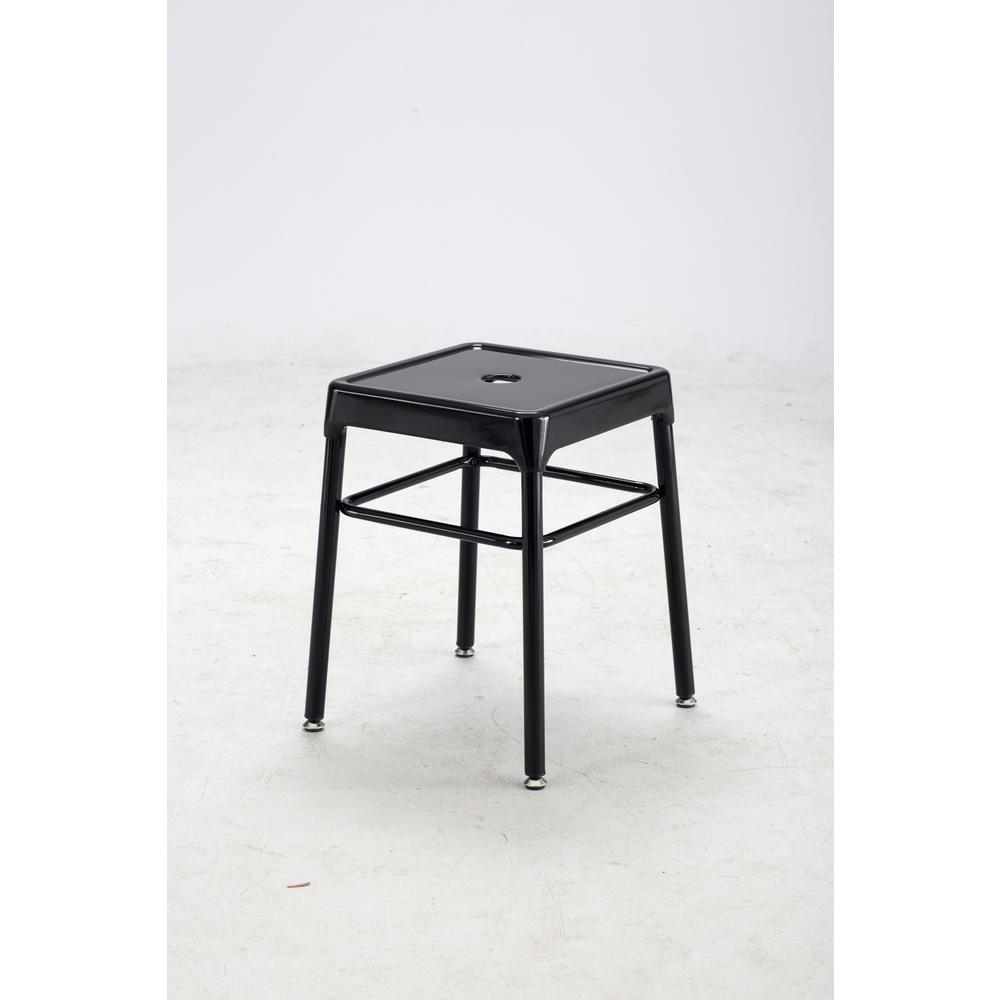 Safco® Steel Guest Stool Black