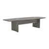 10' Conference Table, Boat Surface, Gray Steel - Mayline