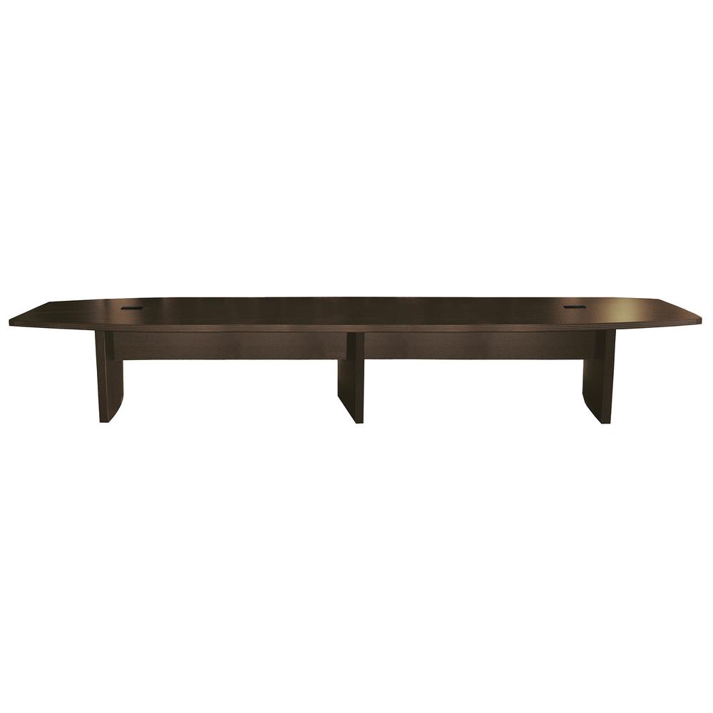 18' Conference Table, Boat Surface, Mocha - Mayline