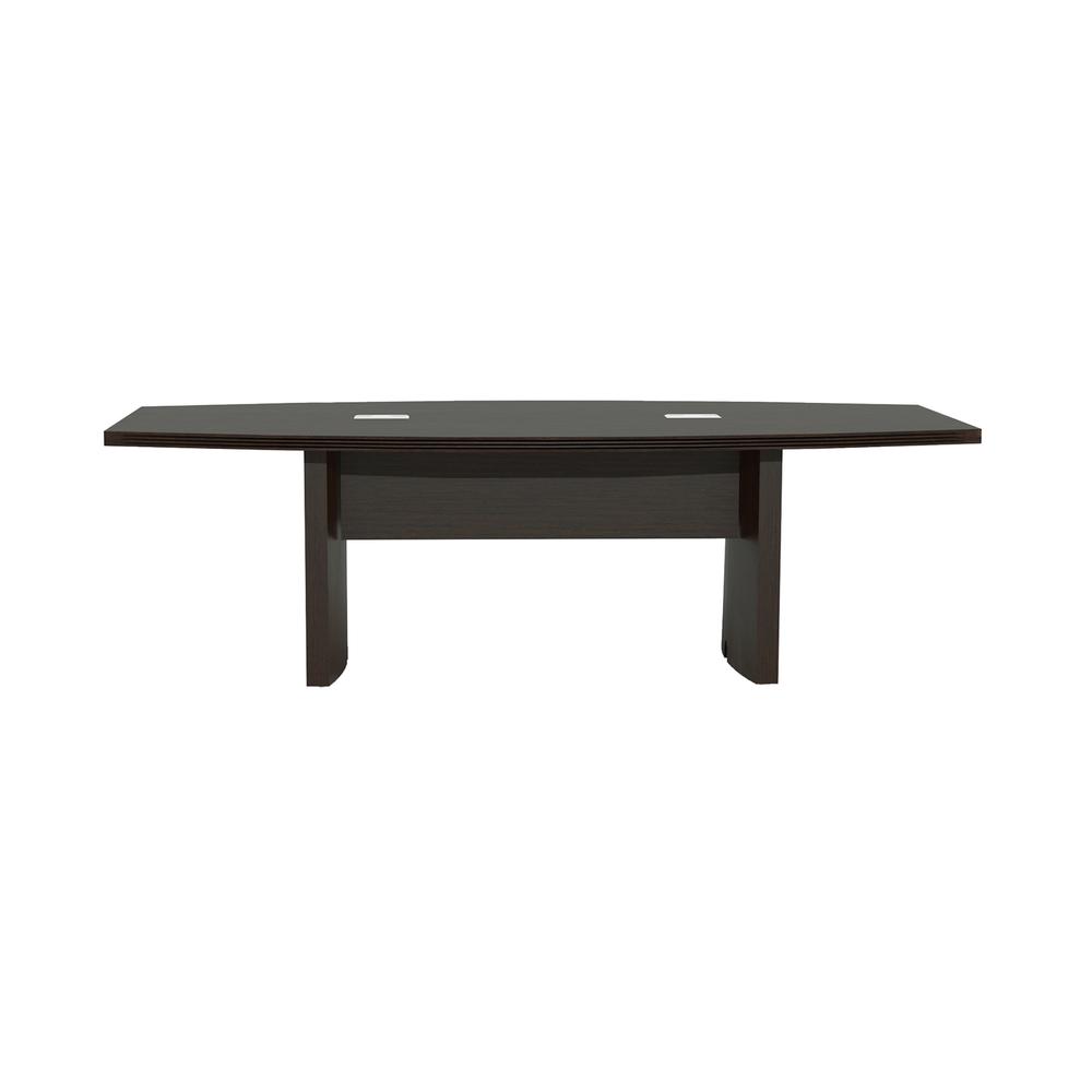 8' Conference Table, Boat Surface, Mocha - Mayline