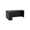 72'' Left Extended Corner Table, Mocha - Mayline