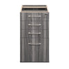 Desk PBBF Ped, Gray Steel - Mayline