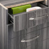Desk PBBF Ped, Gray Steel - Mayline