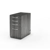 Desk PBBF Ped, Gray Steel - Mayline
