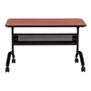 24 x 48'' Rectangular Training Table, LPL, BiltmoreCherry - Safco Products