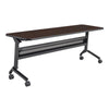 24 x 72'' Rectangular Training Table, LPL, Mocha - Safco Products