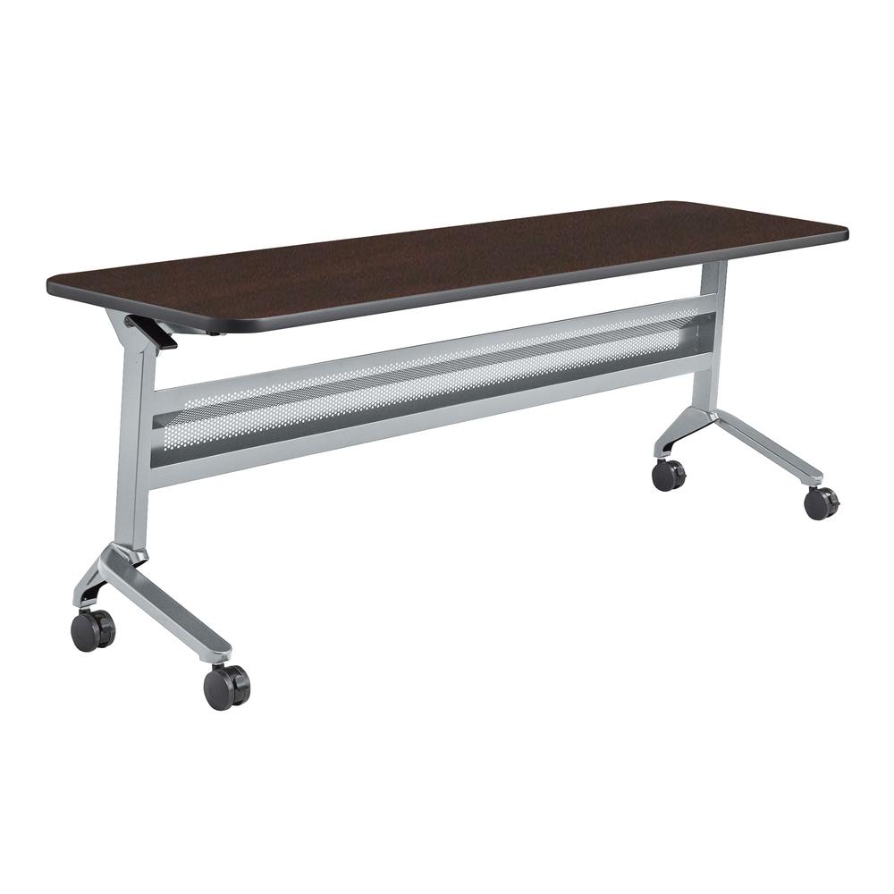 24 x 72'' Rectangular Training Table, LPL, Mocha - Safco Products
