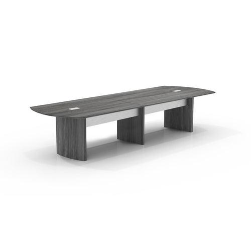 12' Conference Table, Gray Steel - Mayline