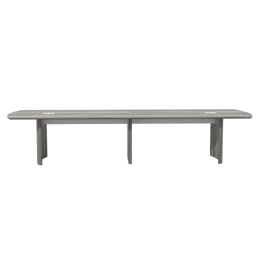 14' Conference Table, Gray Steel - Mayline